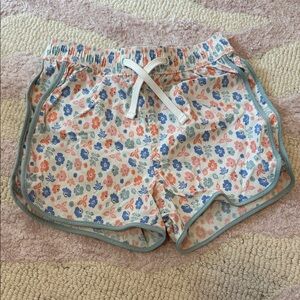 Crewcuts floral active shorts size 8